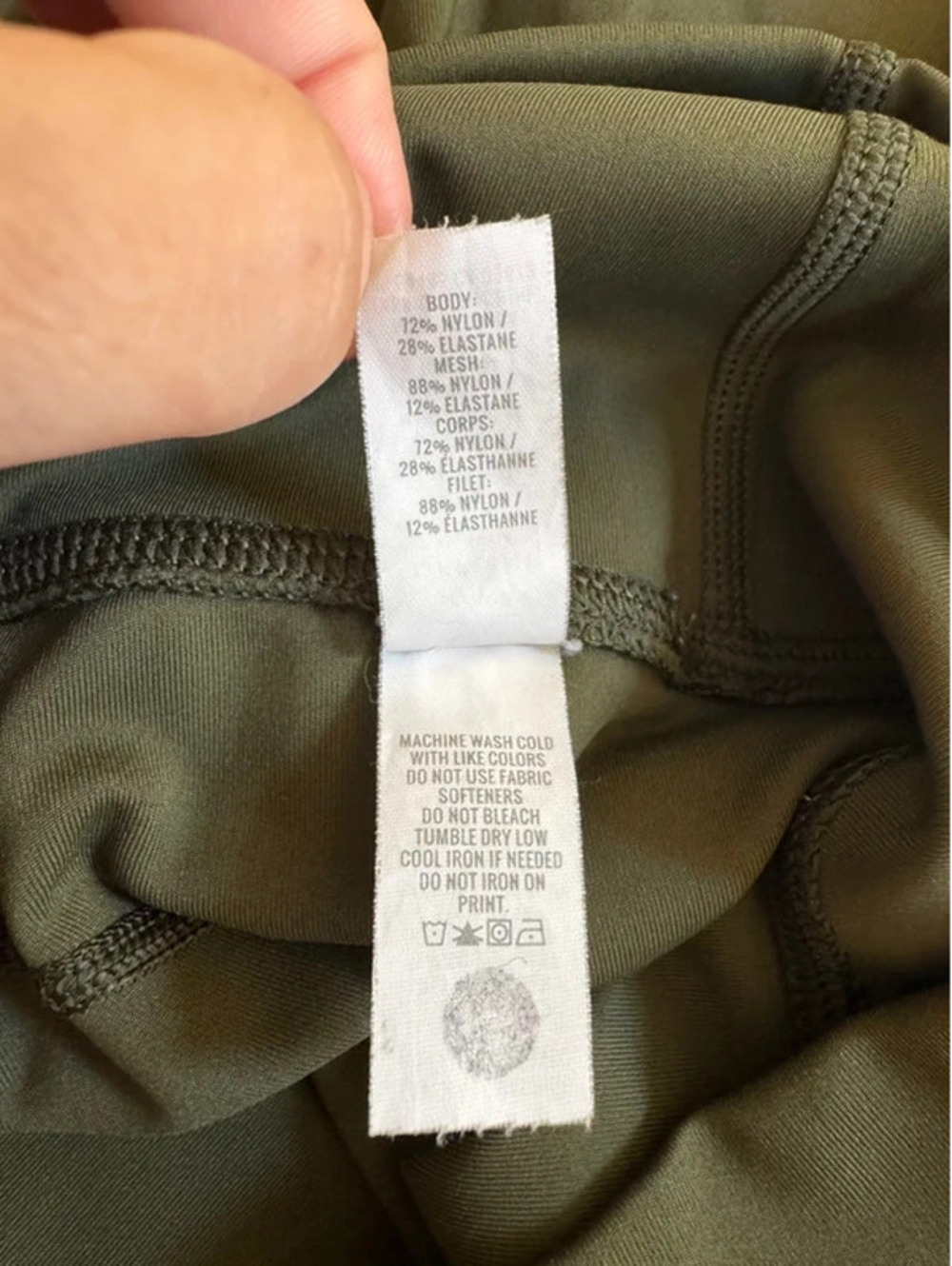 Women’s Aerie Forrest green 7/8 leggings size medium - Picture 4 of 4